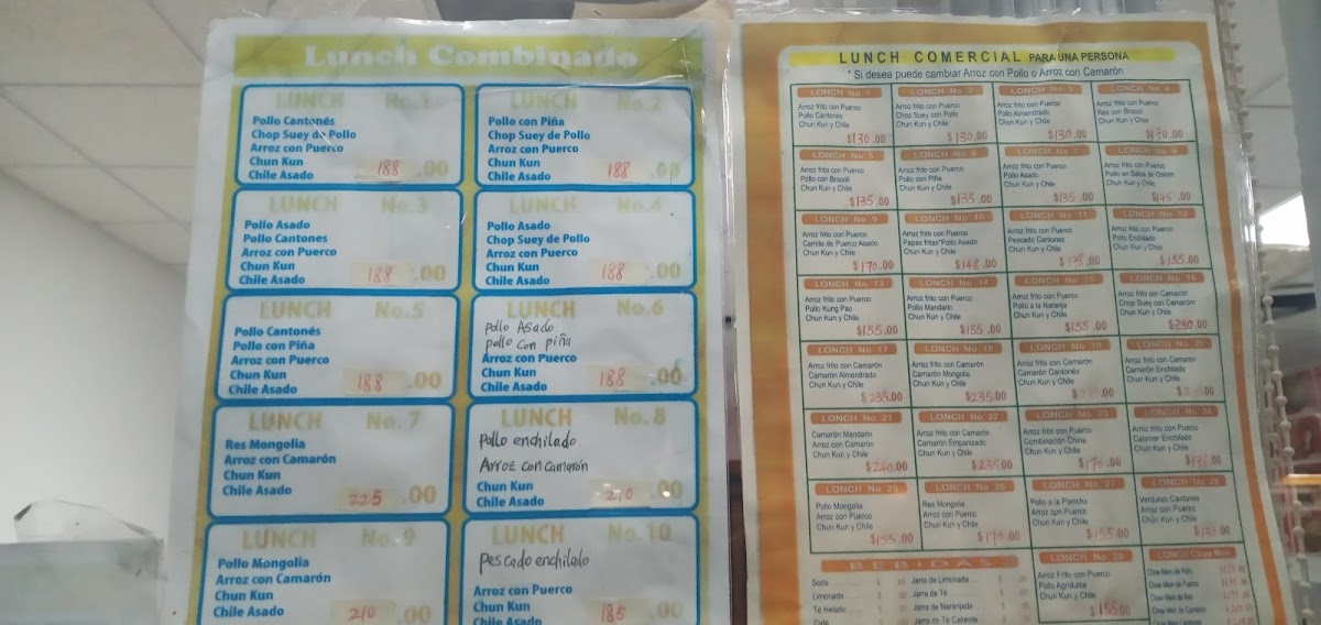 Menu Restaurant Le Hua-5